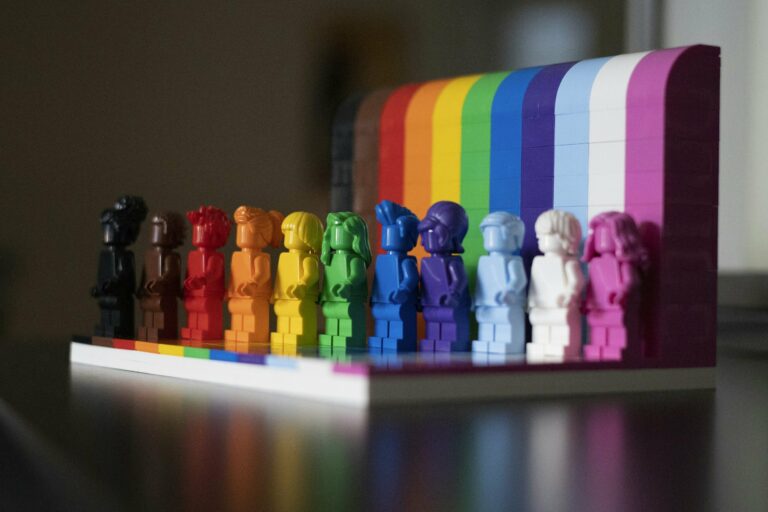 Stock photo of LEGO's "Everyone is Awesome" play set.